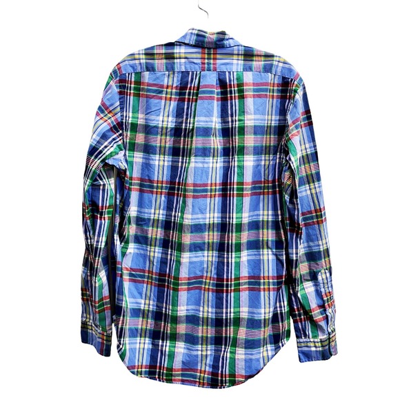 Ralph Lauren Madras Plaid Shirts Lot of (3) Medium Long Sleeve Button Up *READ* - Picture 10 of 10